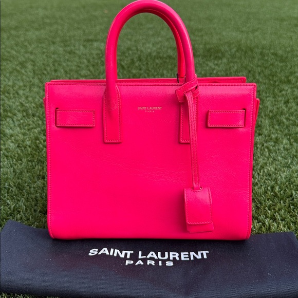Saint Laurent YSL Hot Pink Leather
Nano Sac De Jour - Picture 4 of 16